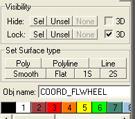 Image shows naming of coordinate point in AC3D